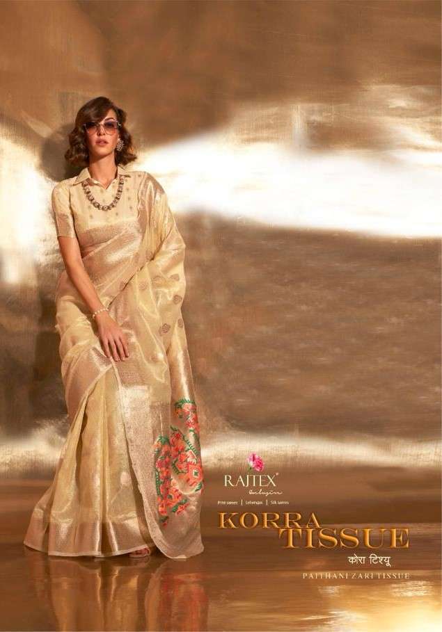 Premium Saree Collection&nbsp;     &nbsp;- *KORRA TISSUE 🔥 🔥*