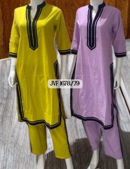 JVF 1678/79  Chic &amp; Trendy Kurta Collections for Modern Women your go-to for any occasion