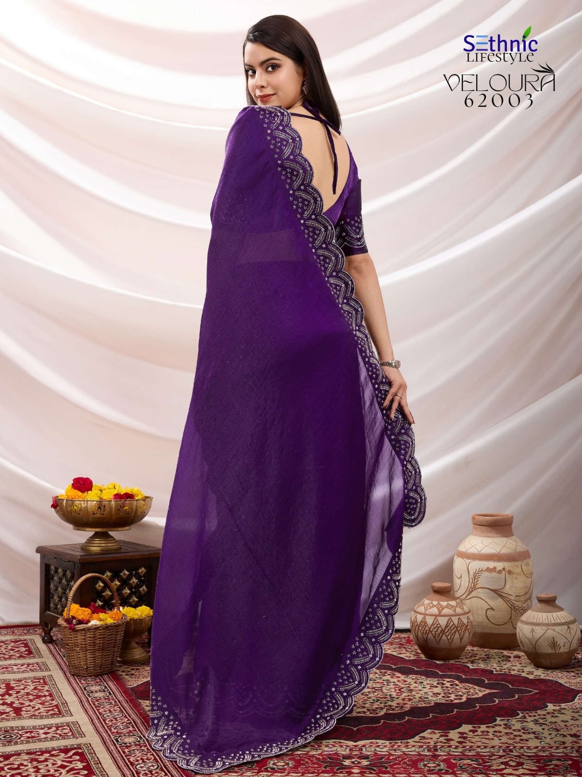 Chiffon Saree Collection For Women .