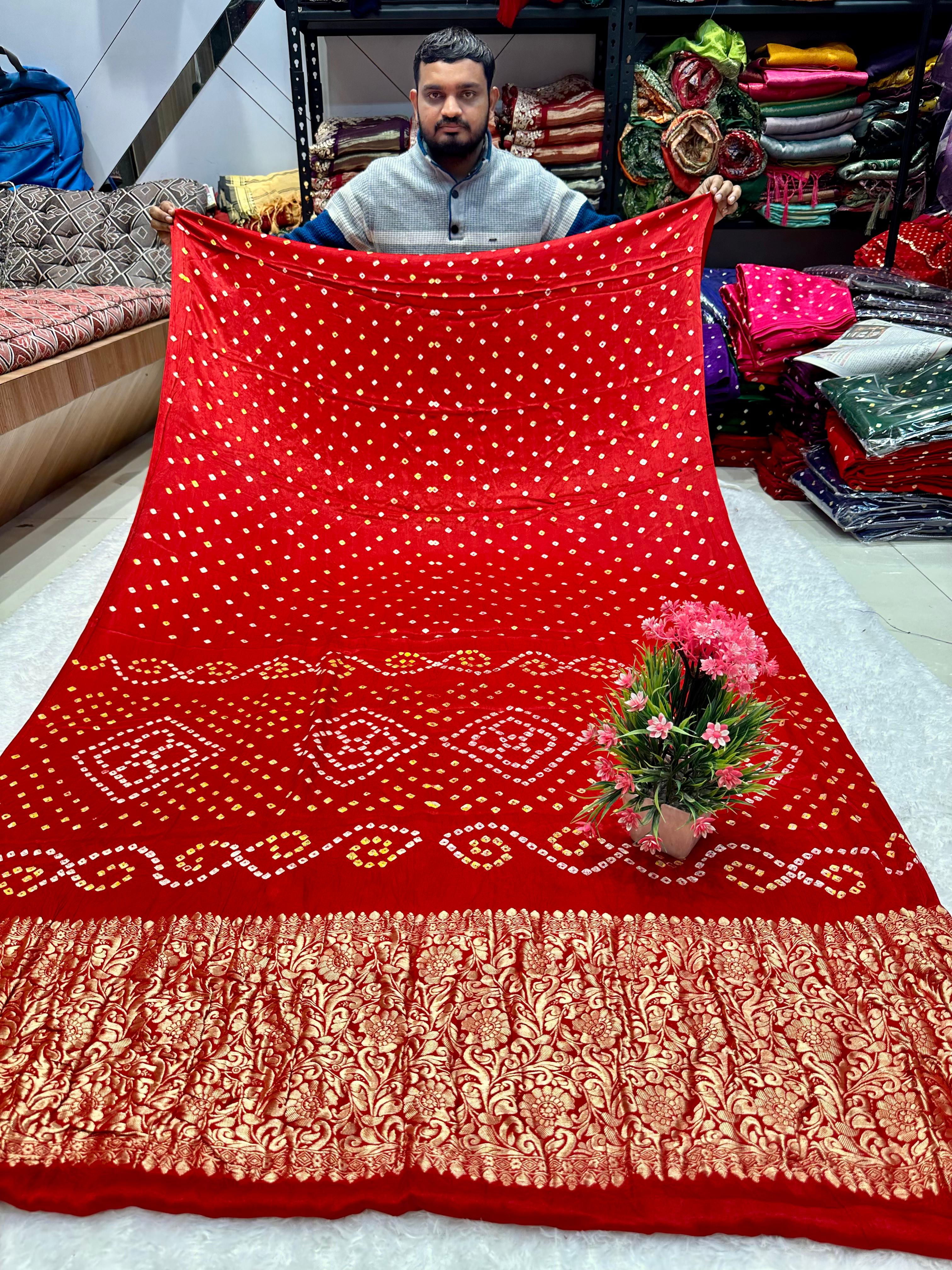 Bandhej Saree