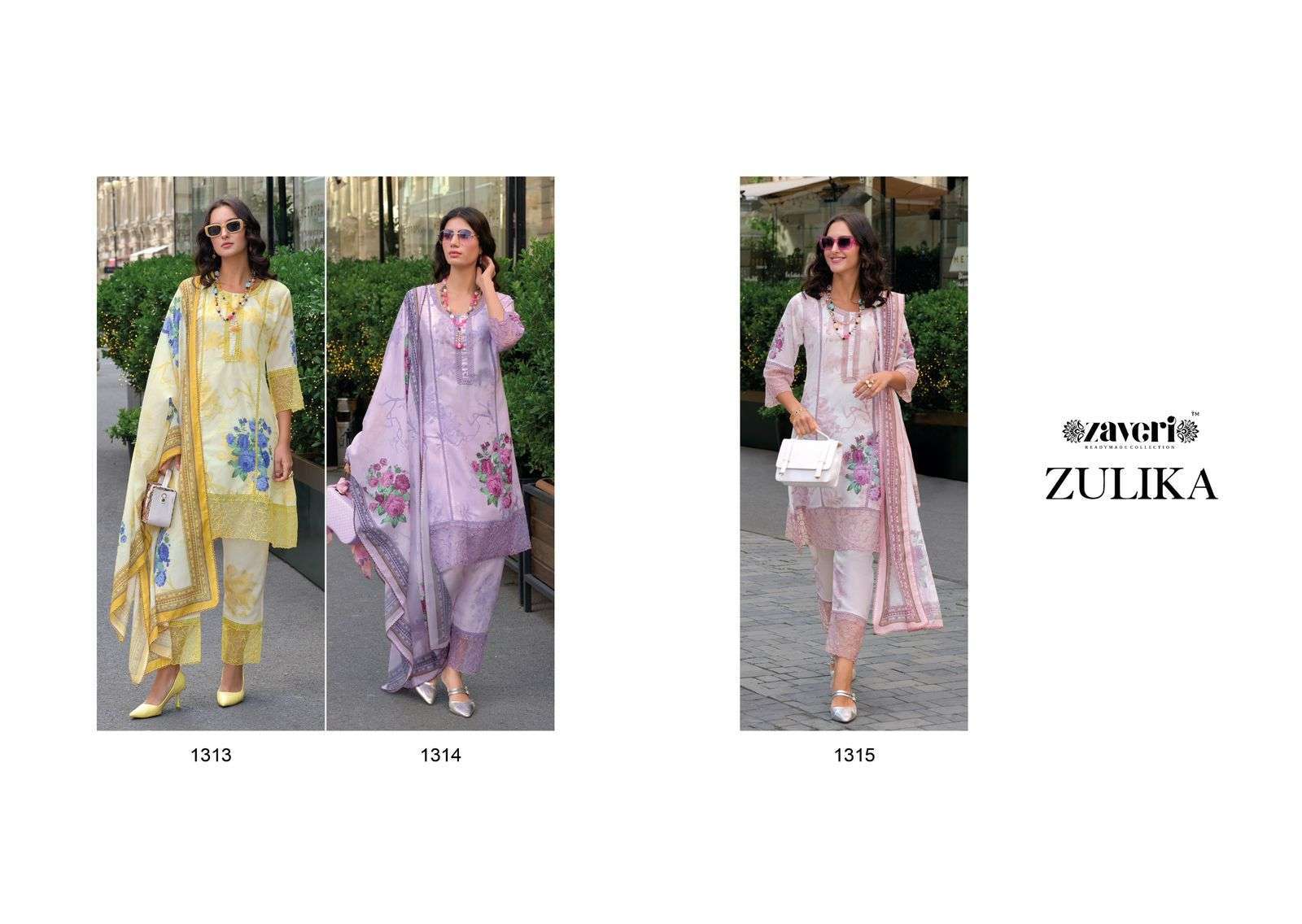 Eba Lifestyle Zaveri Zulika Cotton With Digital Printed  Readymade Suits