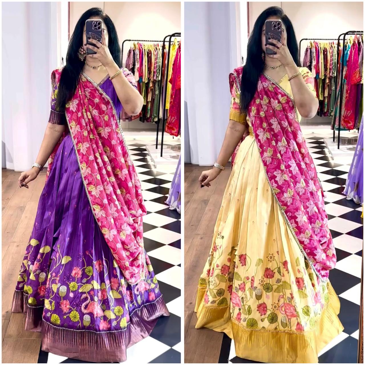 Introducing Most Trending Fully Stitched Lehenga Choli