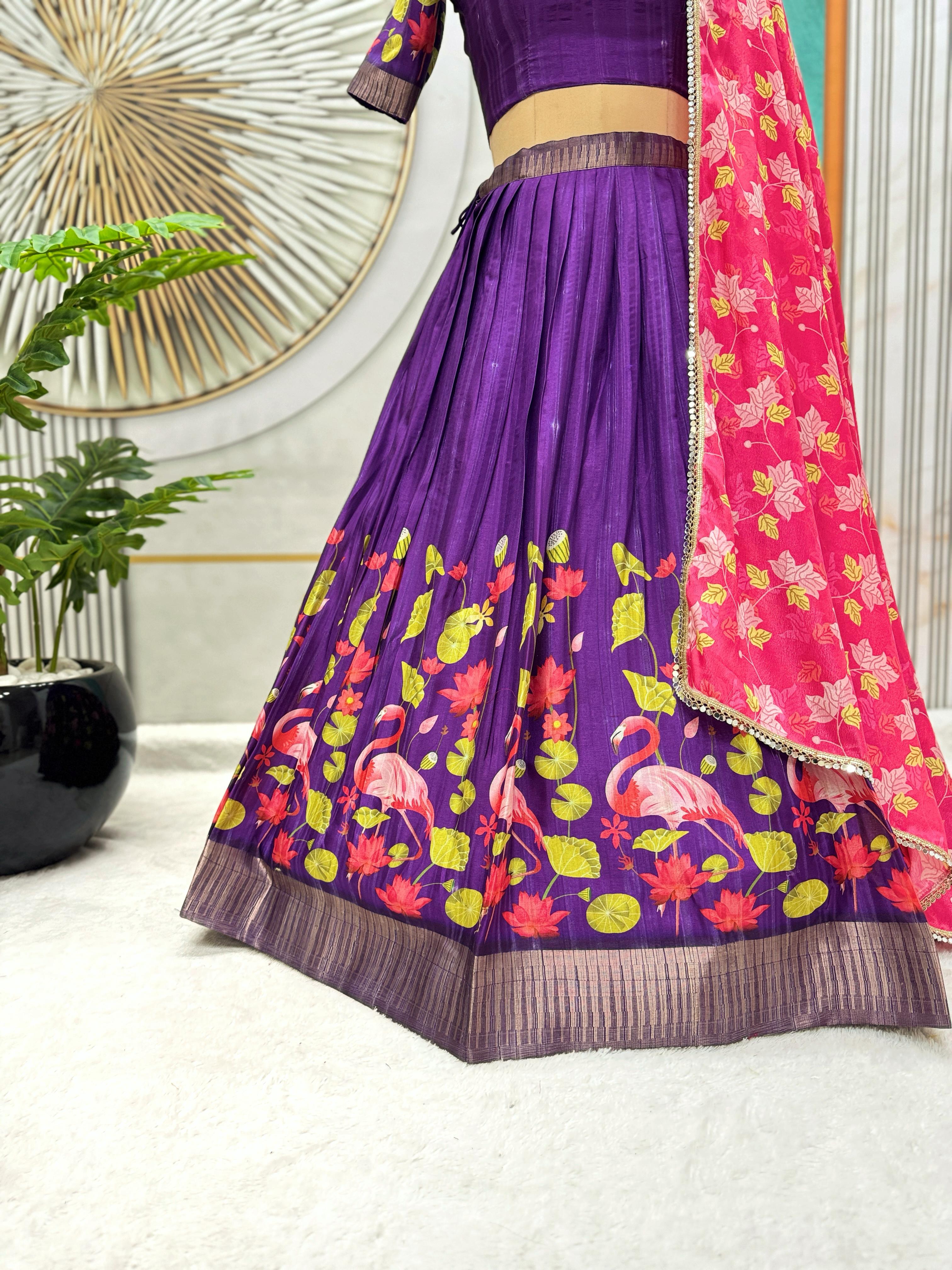 Introducing Most Trending Fully Stitched Lehenga Choli