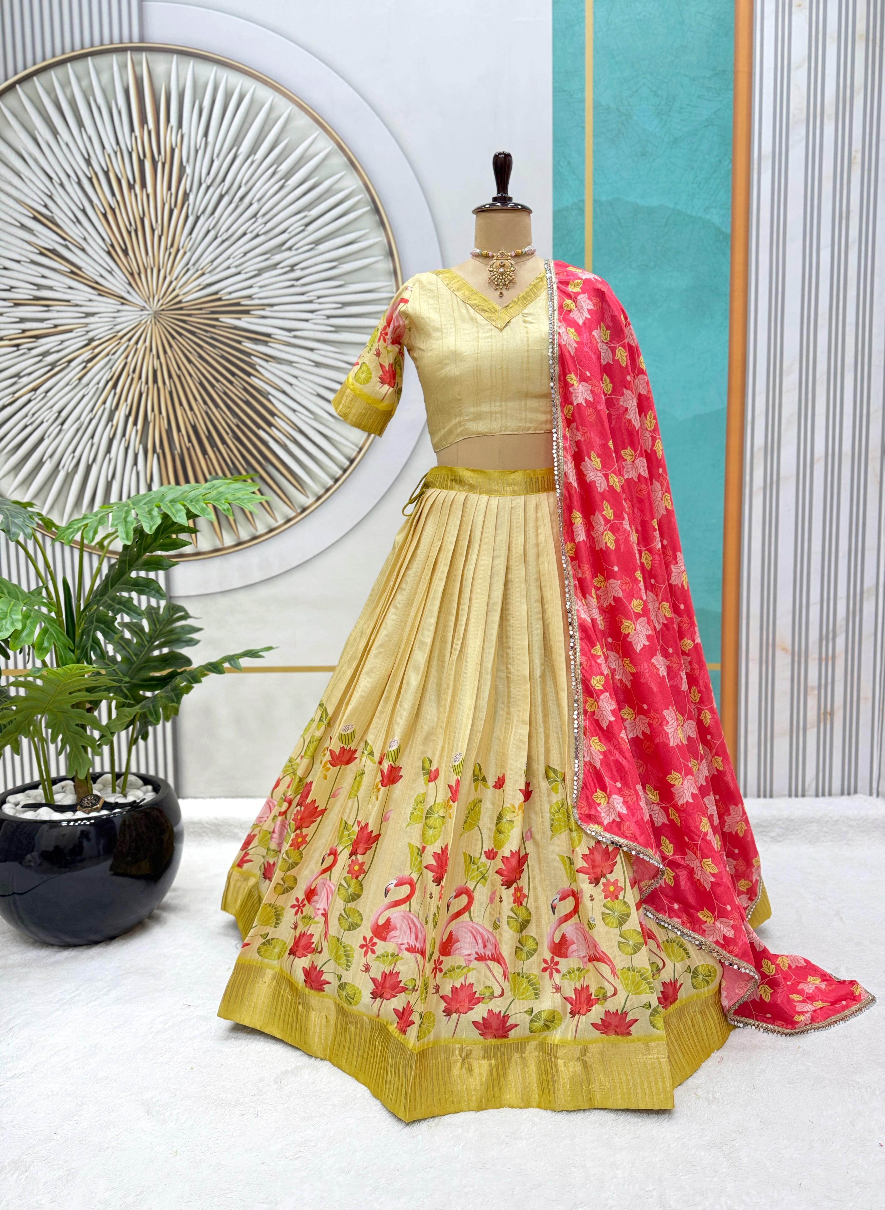 Introducing Most Trending Fully Stitched Lehenga Choli