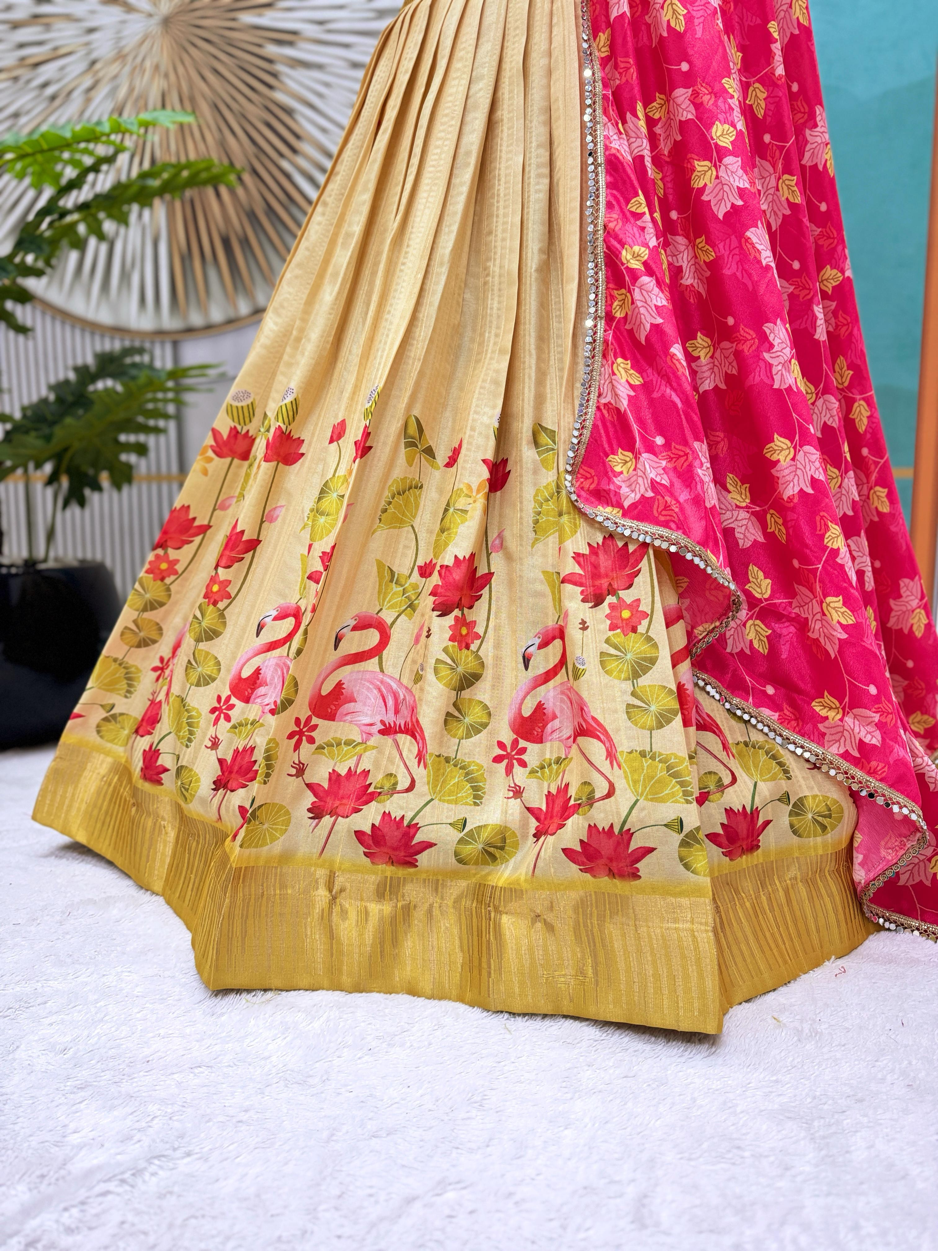 Introducing Most Trending Fully Stitched Lehenga Choli