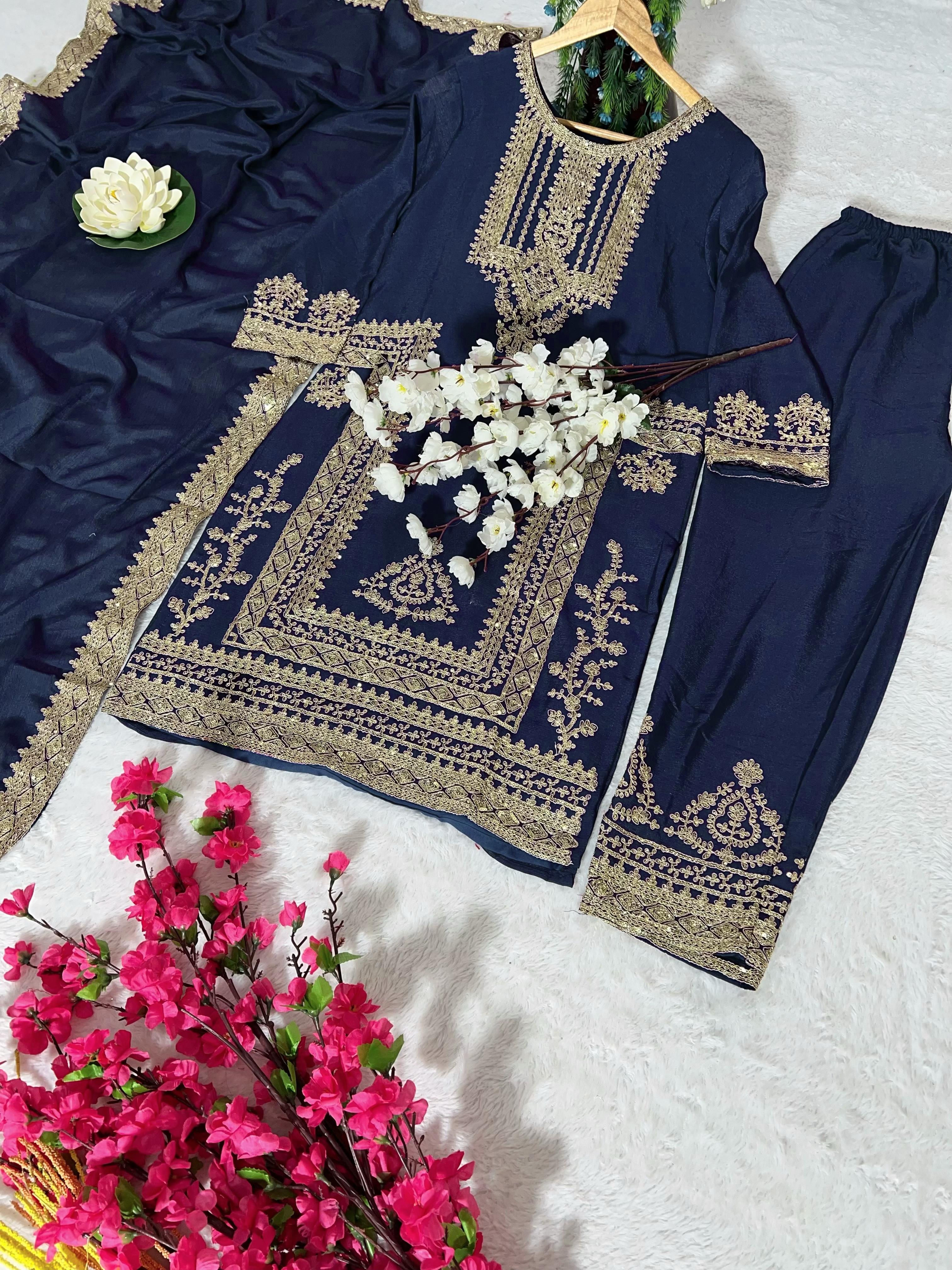 Kurti Pant 3 pcs pair 💃*