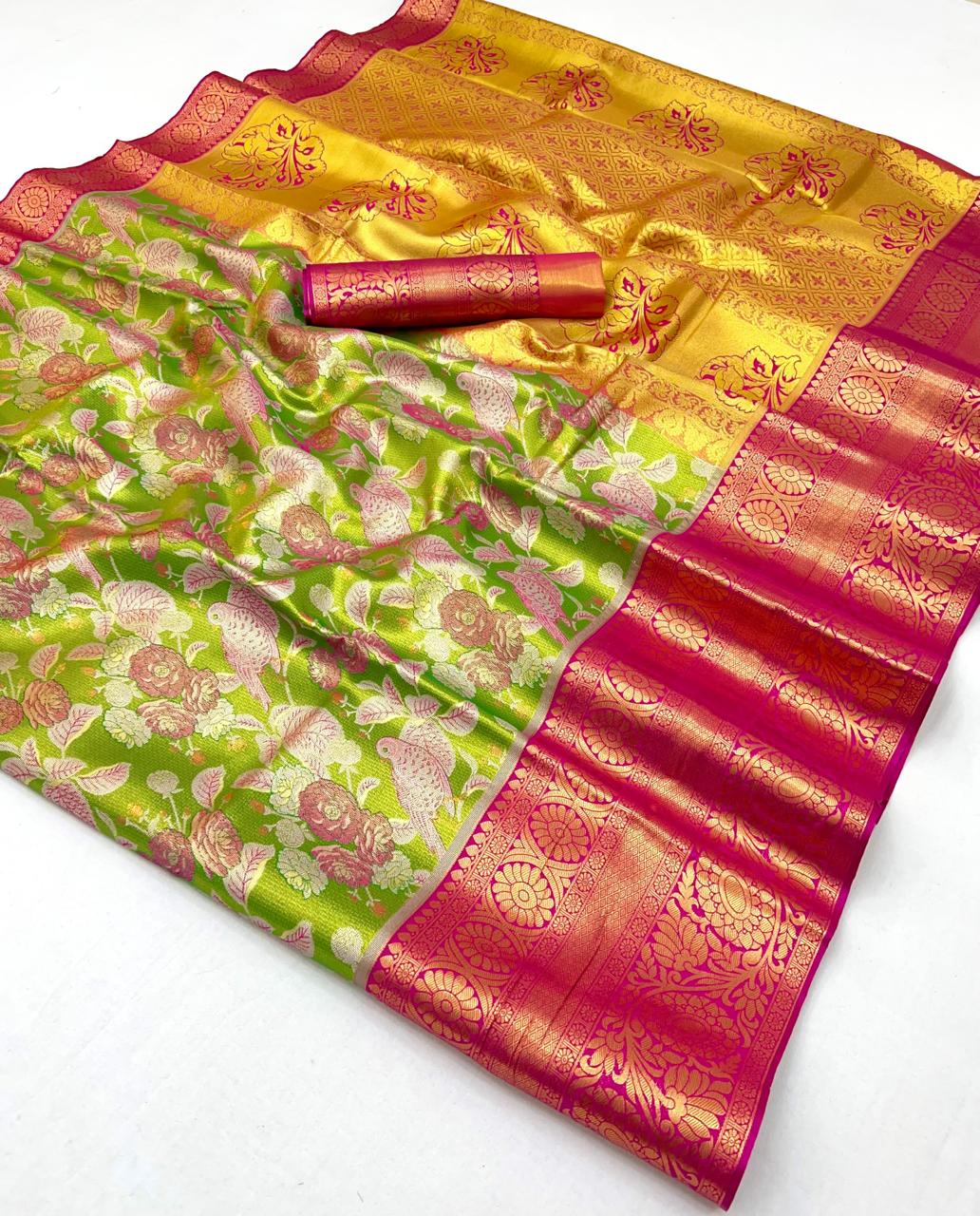 Pure Handloom Dharmavaram Weaving Silk