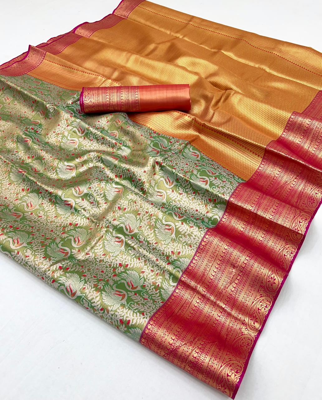 Pure Handloom Dharmavaram Weaving Silk