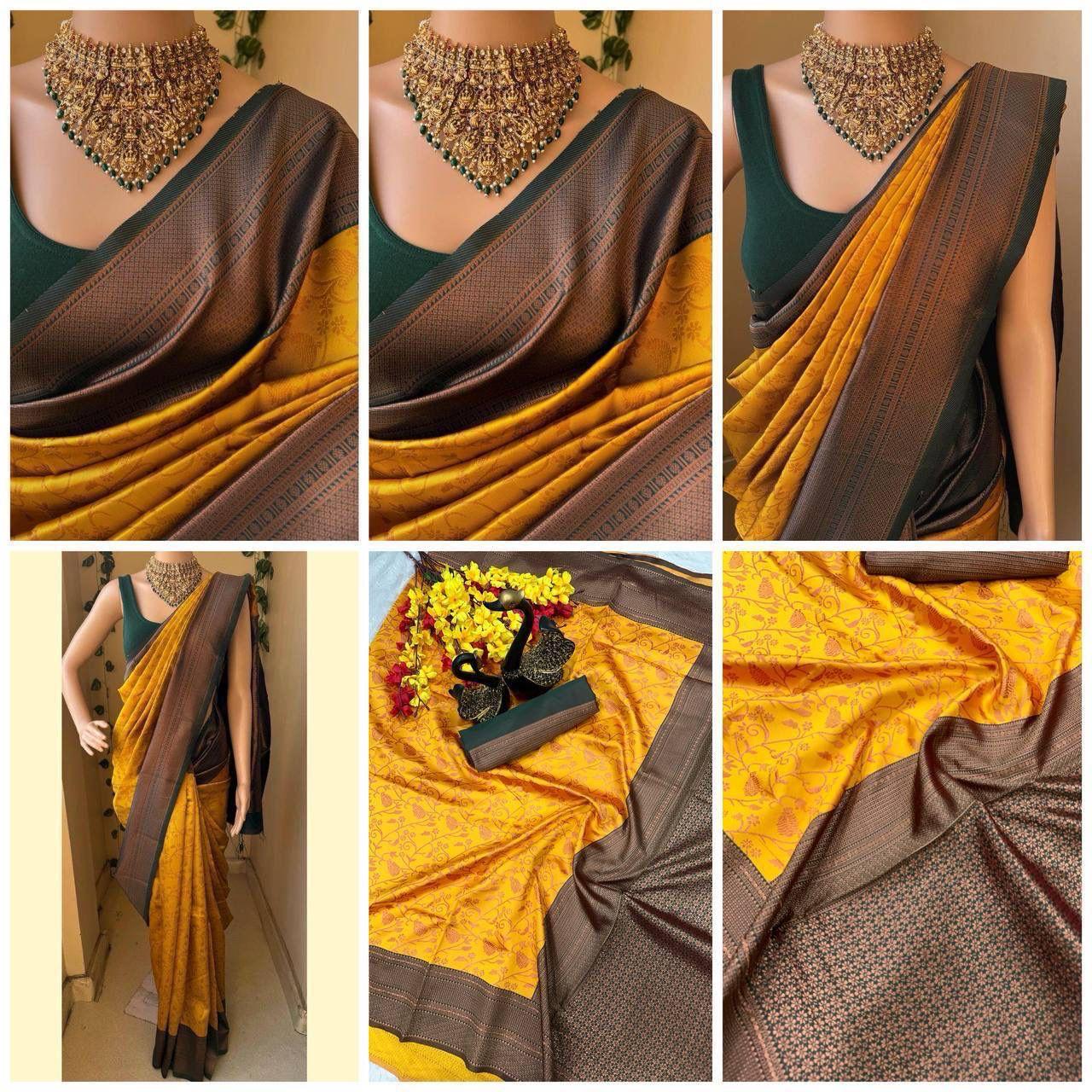 Presenting Enchanting Yet Breathable Organic Banarasi Sarees