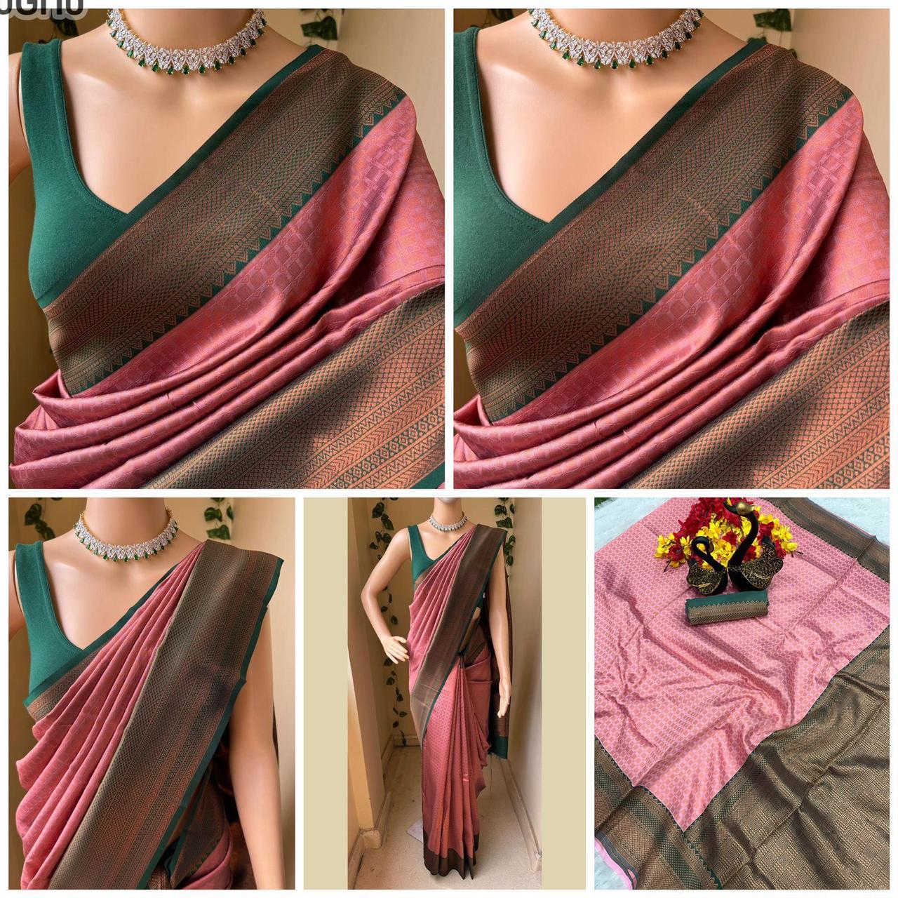 Presenting Enchanting Yet Breathable Organic Banarasi Sarees