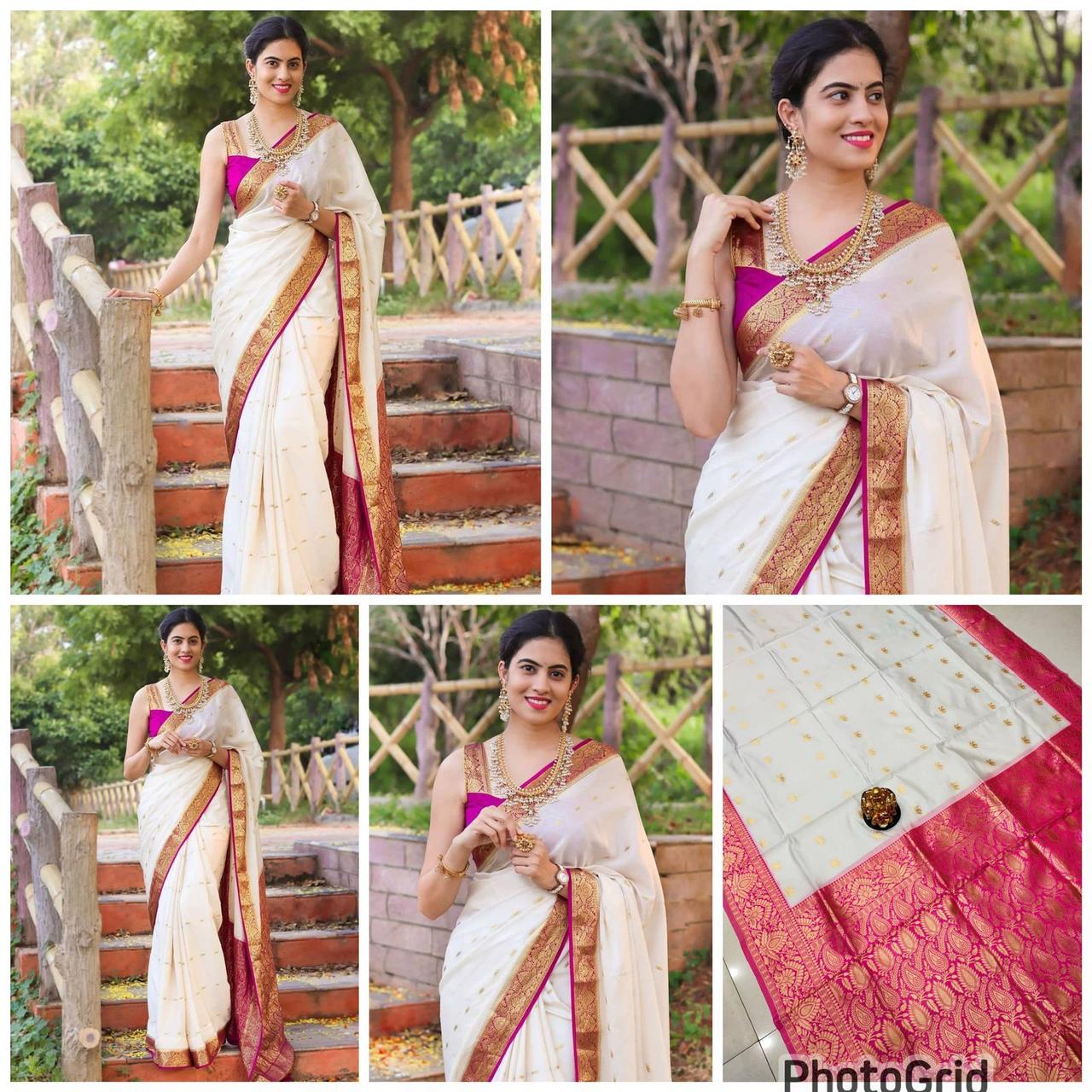 Presenting Enchanting Yet Breathable Organic Banarasi Sarees