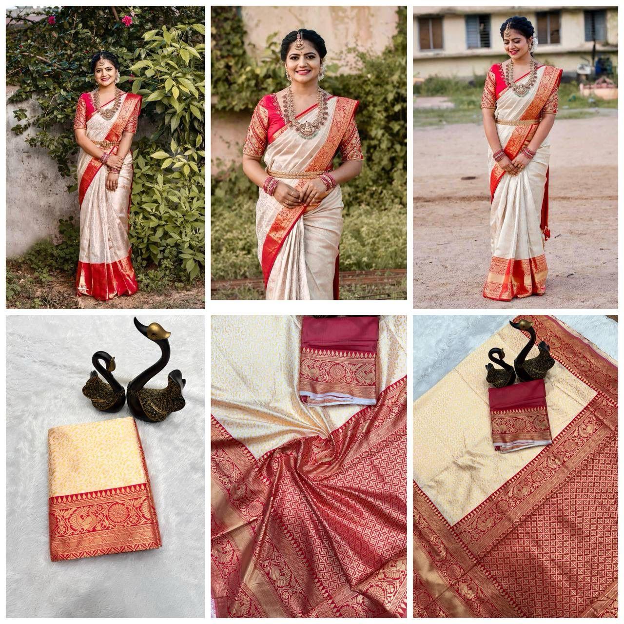 Presenting Enchanting Yet Breathable Organic Banarasi Sarees