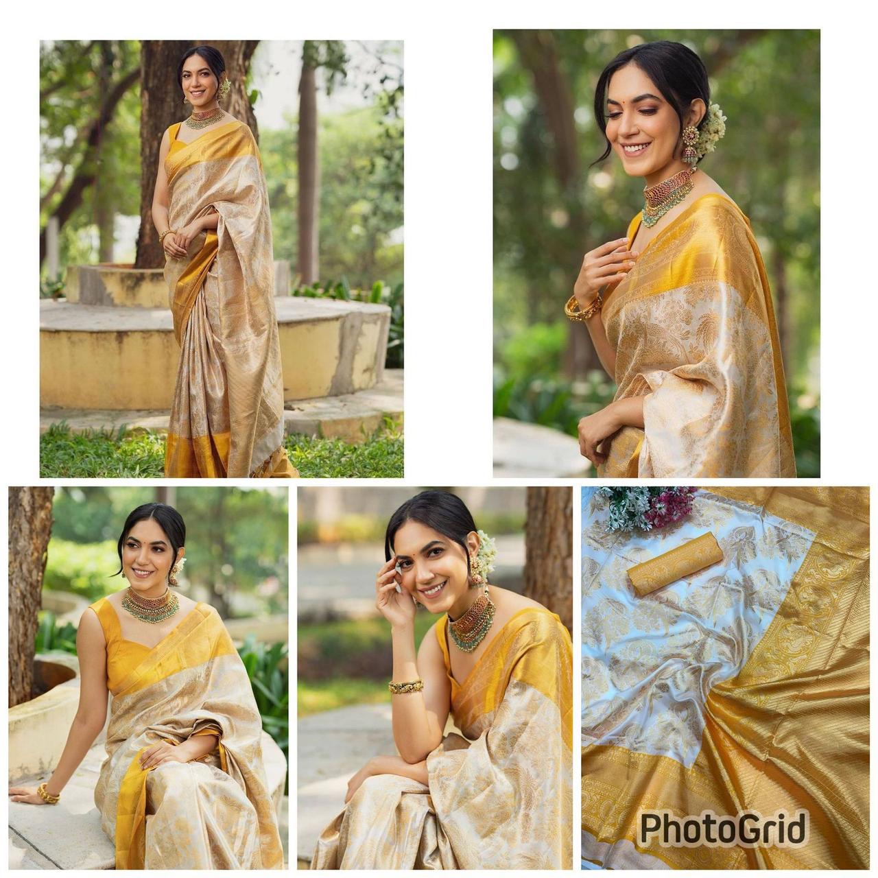 Presenting Enchanting Yet Breathable Organic Banarasi Sarees