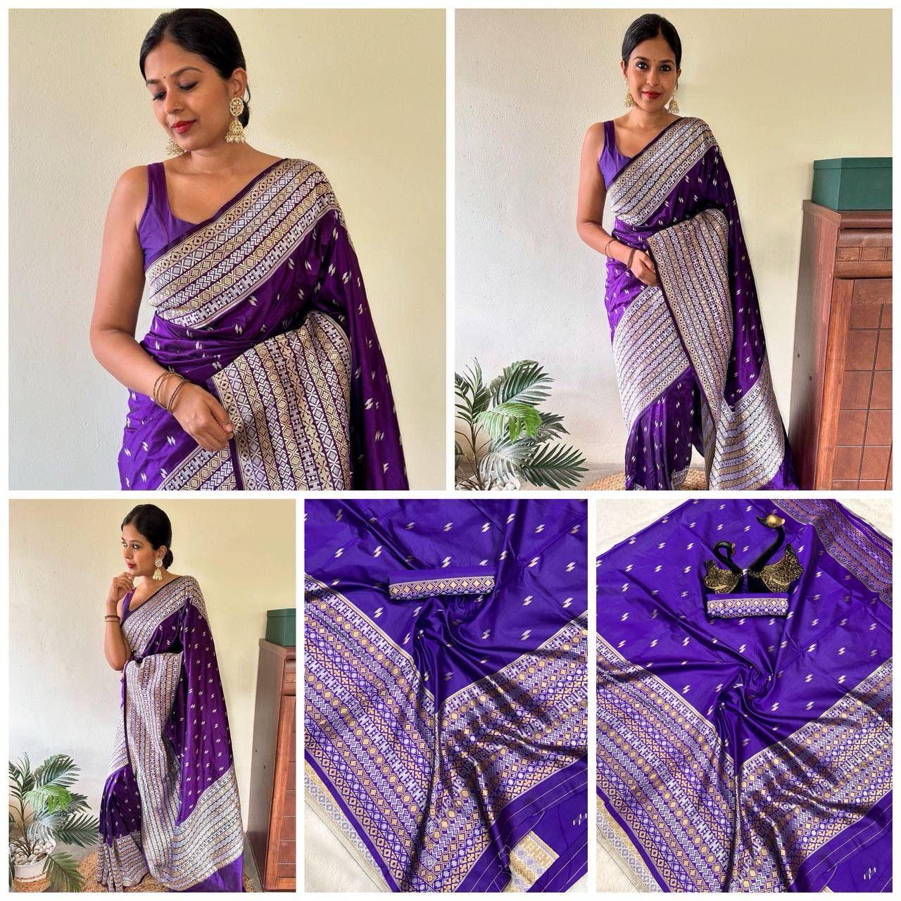 Presenting Enchanting Yet Breathable Organic Banarasi Sarees