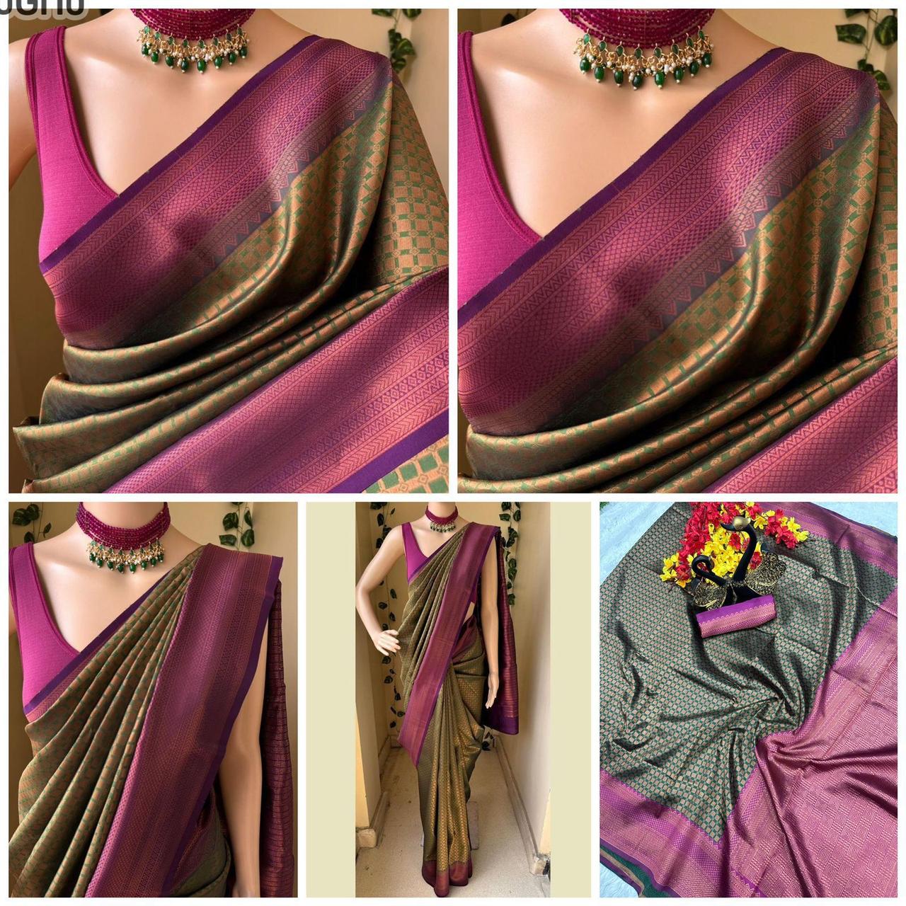 Presenting Enchanting Yet Breathable Organic Banarasi Sarees