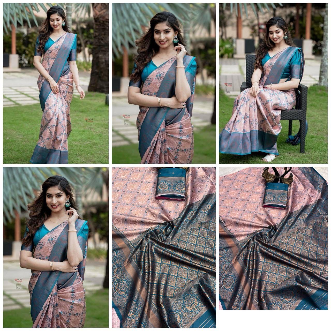 Presenting Enchanting Yet Breathable Organic Banarasi Sarees