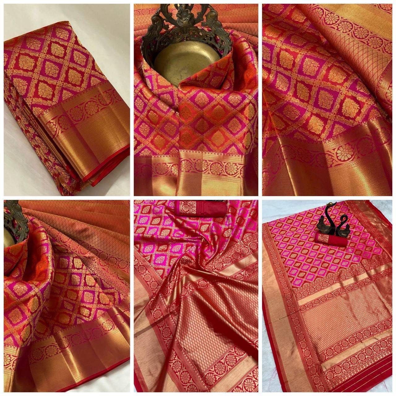 Presenting Enchanting Yet Breathable Organic Banarasi Sarees