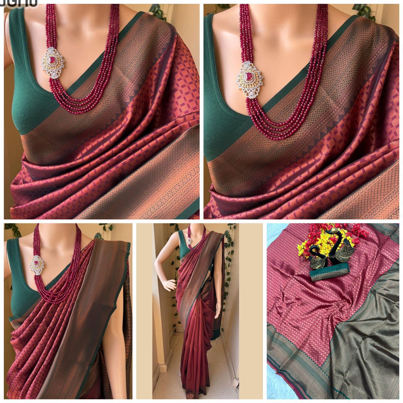 Presenting Enchanting Yet Breathable Organic Banarasi Sarees