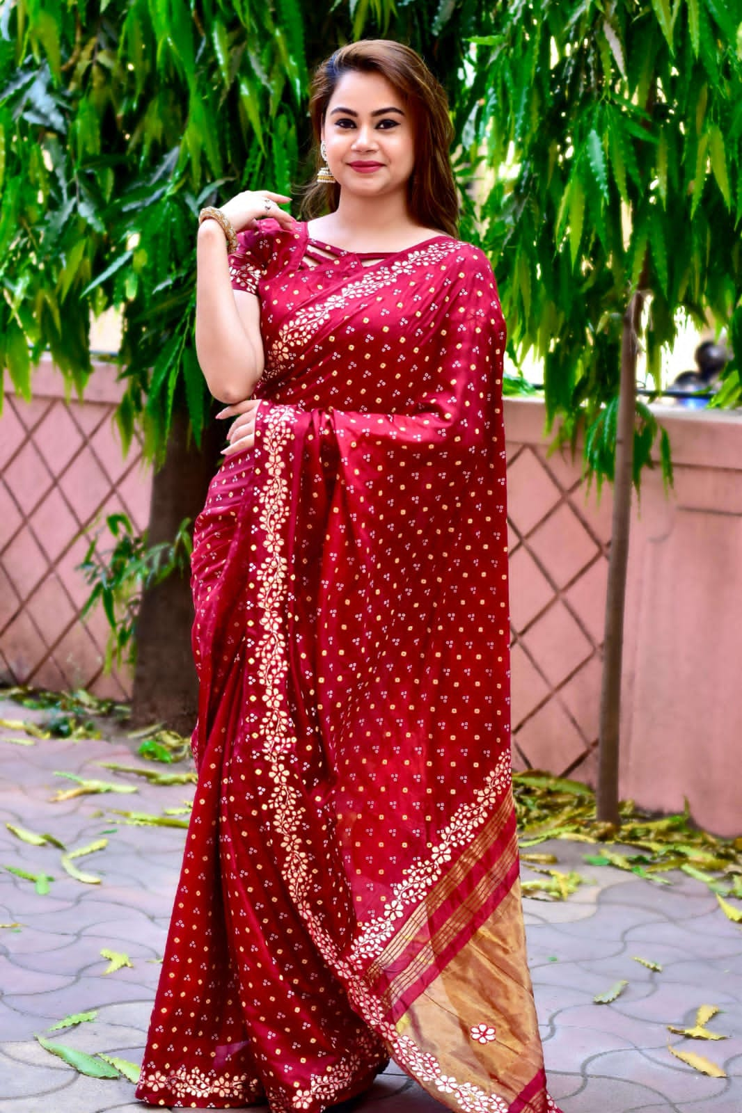 Bandhej saree new collection*